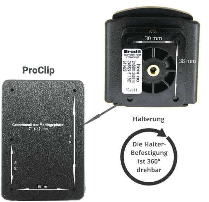 Brodit ProClip Handy / Smartphone-Auto-Halterung für BMW 2-series Active  Tourer, F45: 14-15 - HAIDservices