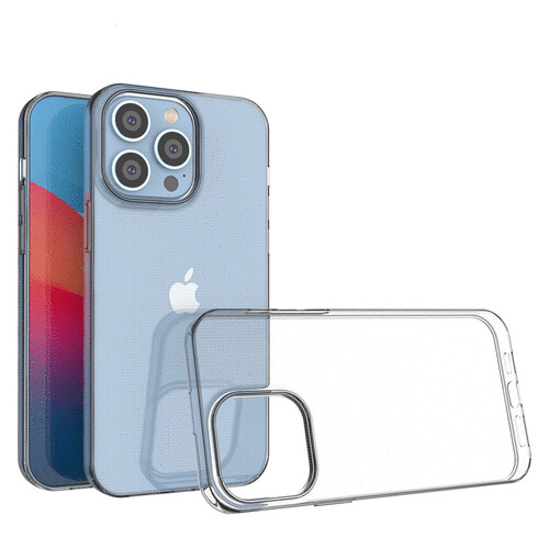 TPU Case Hülle, Ultra Clear für APPLE iPhone 14 Pro Max, durchsichtige  ultradünne Silikon Schutzhülle